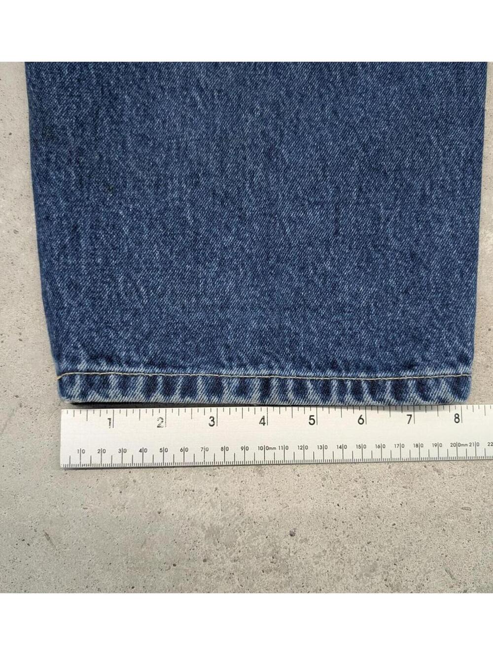 Vintage 90s PACO International Baggy Tapered Blue Jeans - Picture 6 of 8